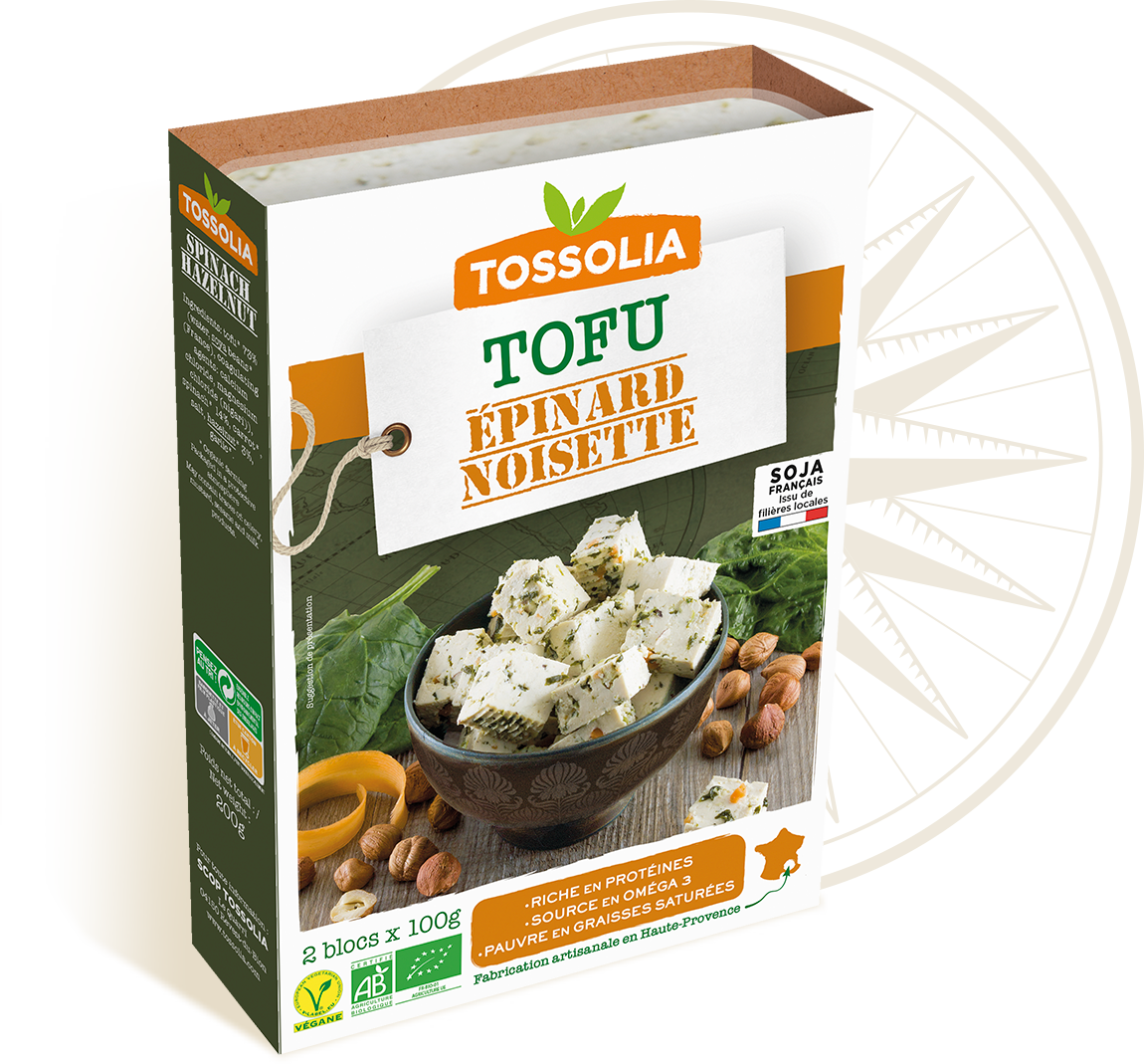 Tofu épinard noisette Tofu épinard noisette