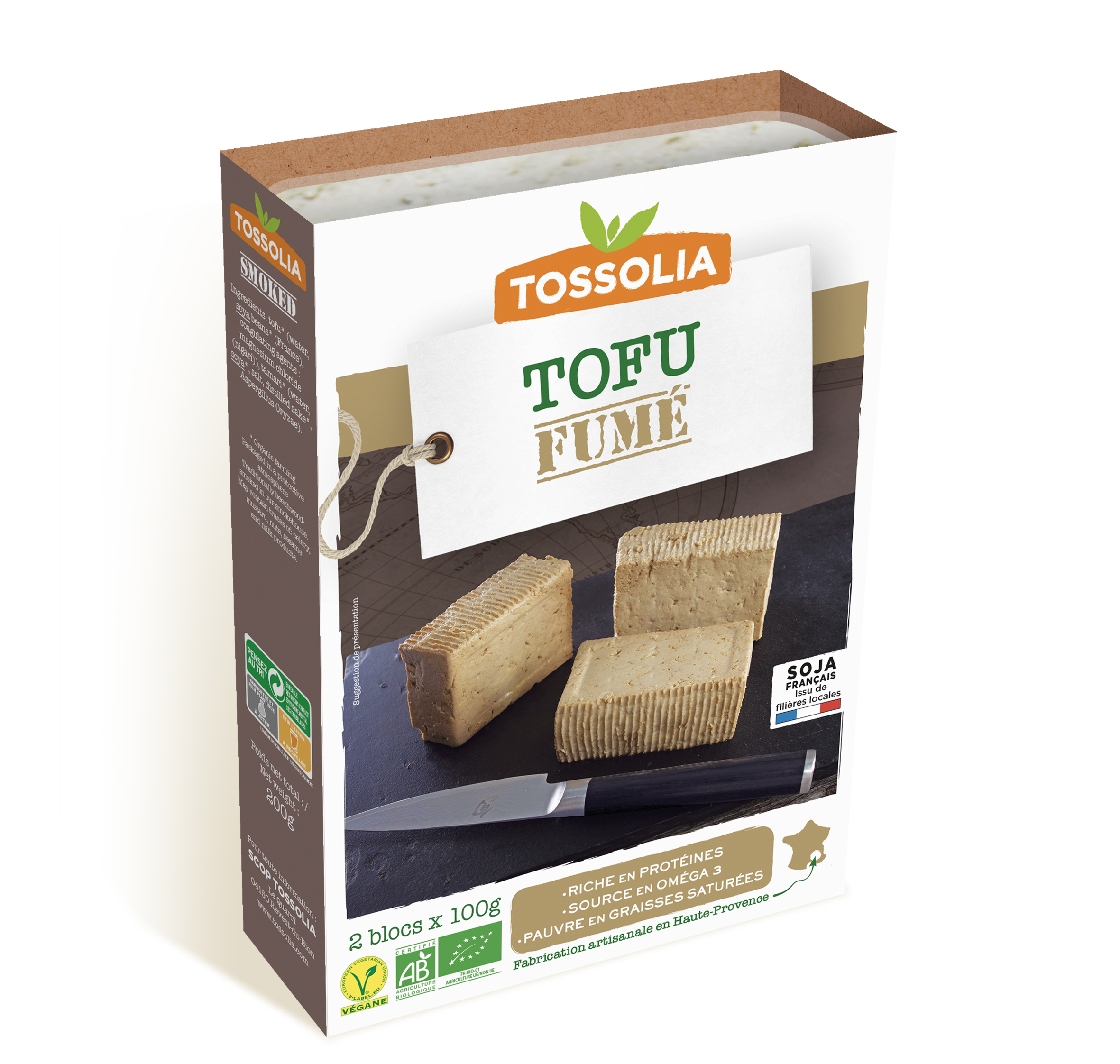 Tofu fumé Tofu fumé