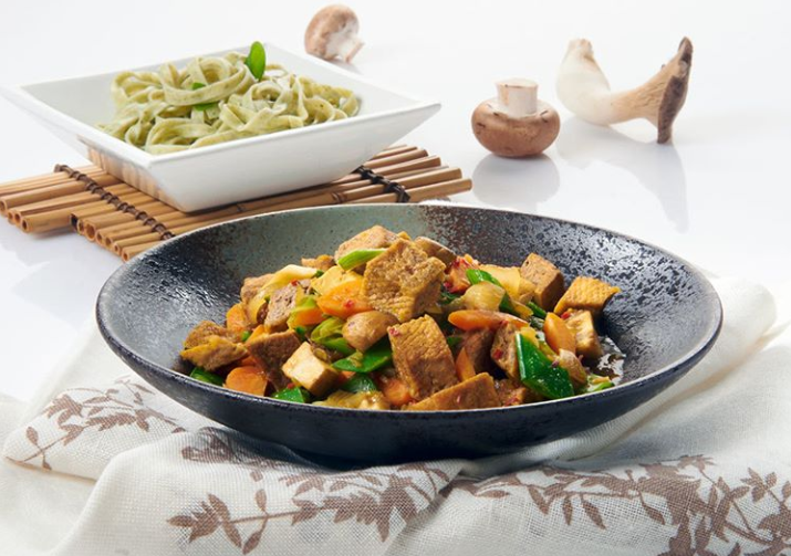 Poêlée de légumes au tofu Poêlée de légumes au tofu