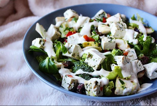 Salade au tofu Salade au tofu