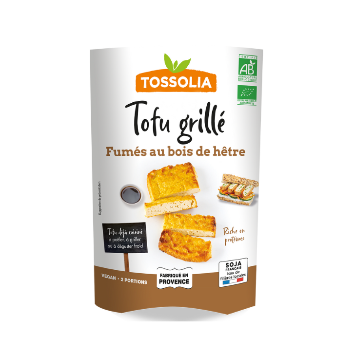 Tofu Grillé fumé au bois de hêtre