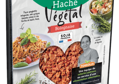 Tossolia Haché Végétal Bolognaise