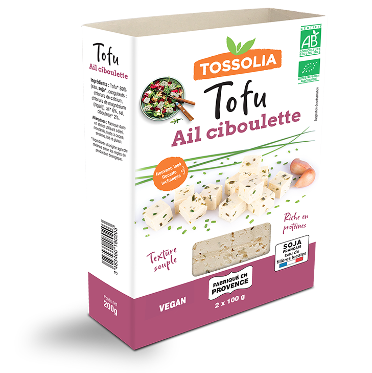 Tofu ail & ciboulette