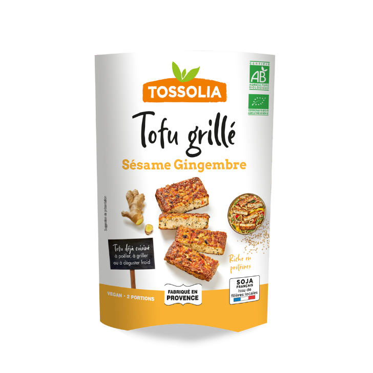 Tofu grillé sésame gingembre Tofu grillé sésame gingembre