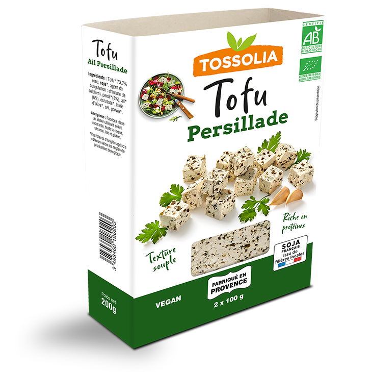 Tofu persillade Tofu persillade