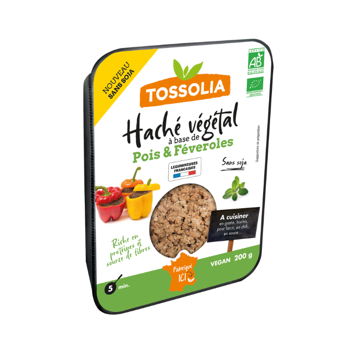 Haché Végétal à base de Pois et Féveroles Haché Végétal à base de Pois et Féveroles