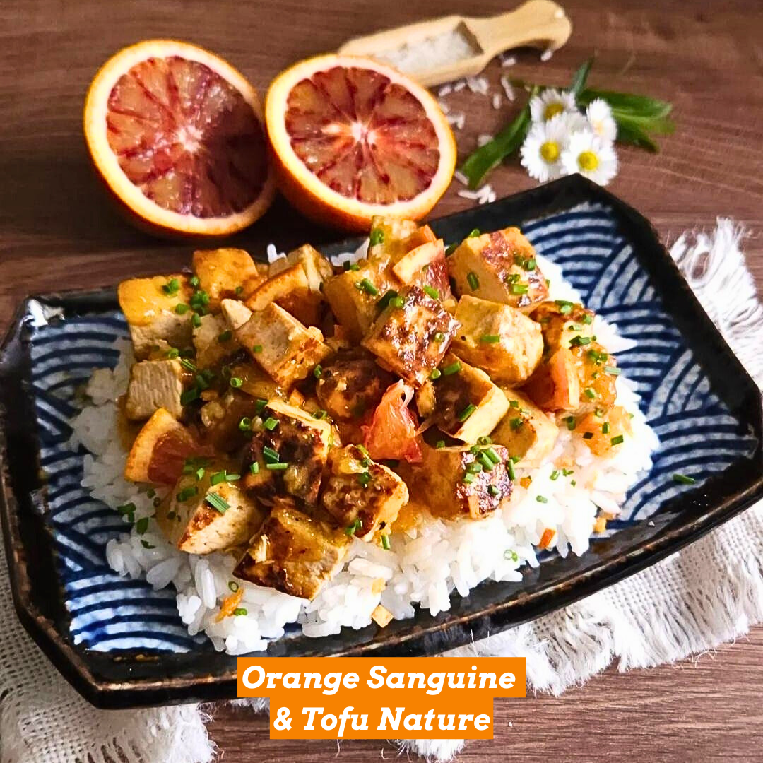 Orange Sanguine & Tofu Nature