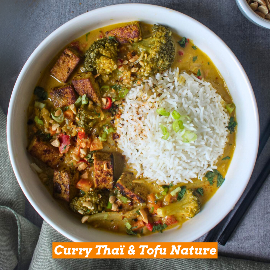 Curry Thaï & Tofu Nature