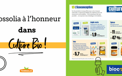 Tossolia sous les projecteurs du magazine Culture Bio !  